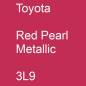 Preview: Toyota, Red Pearl Metallic, 3L9.